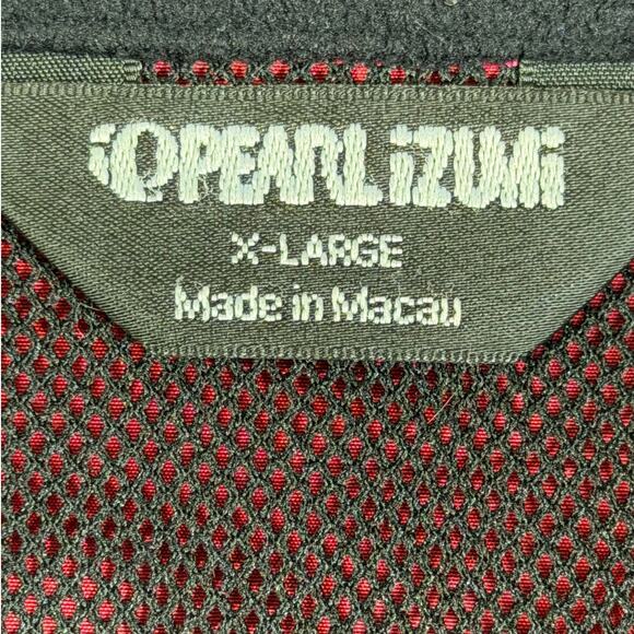 Pearl Izumi Men XL Red Black Long Sleeve Zip Front Lightweight Cycling Jacket - Picture 3 of 11